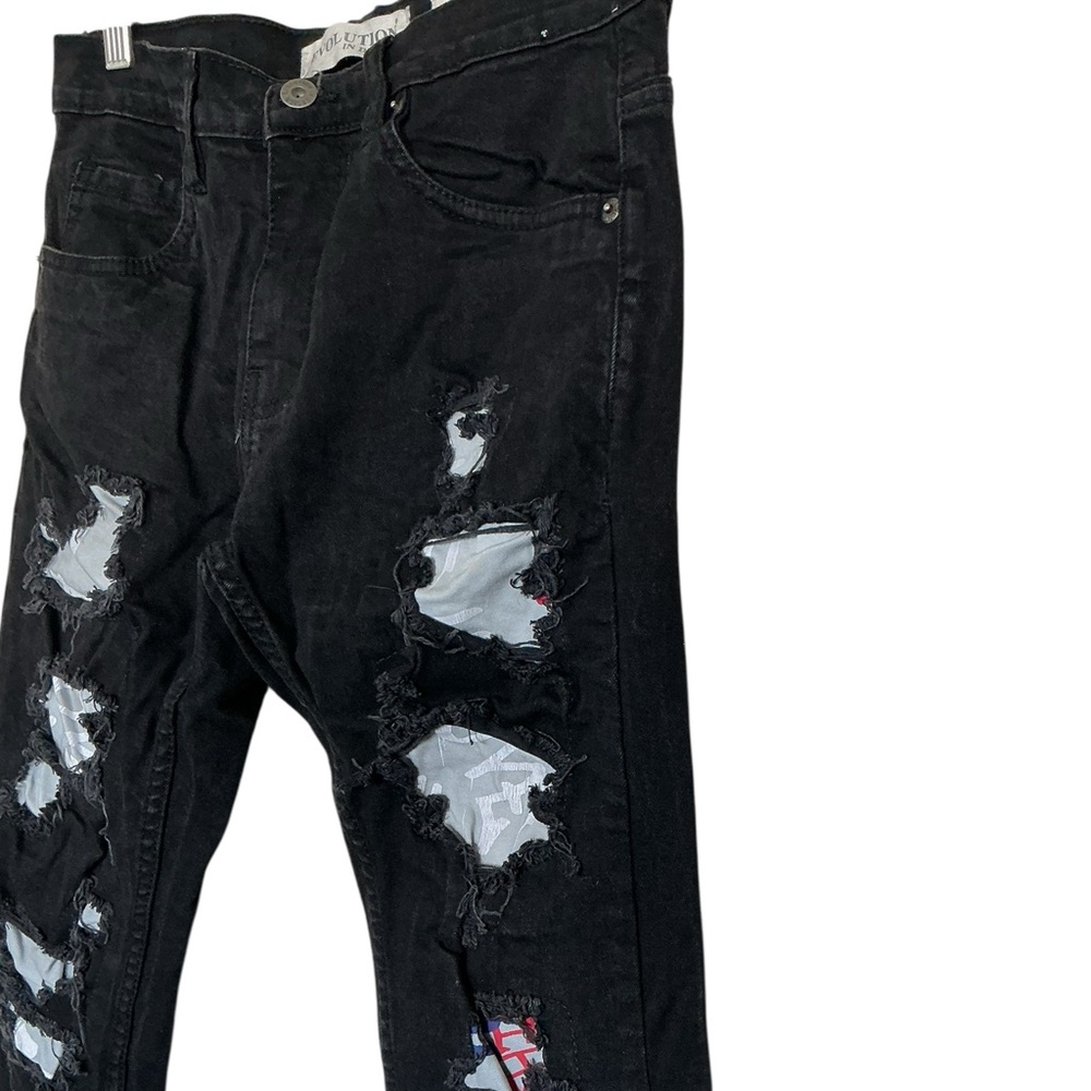 Evolution In Design Raw Graffiti Jeans - Picture 2 of 11